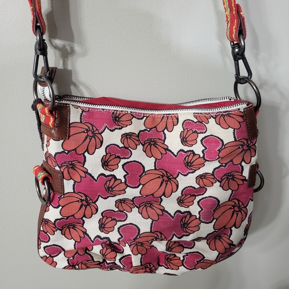 Sakroots Multicolor Floral Crossbody with Pink Accents - Picture 7 of 8